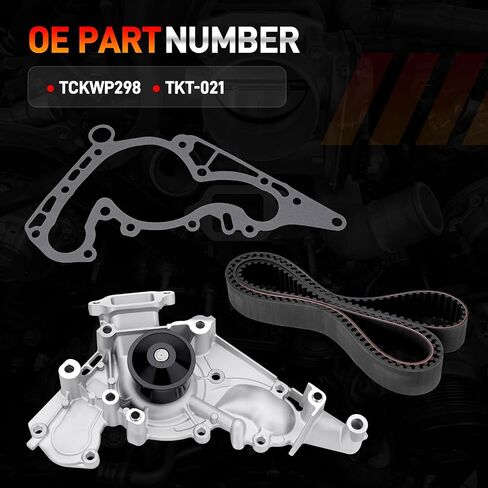 Timing Belt Kit with Water Pump Compatible with Lexus GS400, GS430, GX470, LS400, LS430, LX470, SC400, SC430 Toyota 4Runner, Land Cruiser, Sequoia, Tundra, Replaces# TKT021 TCKWP298 in Saudi Arabia