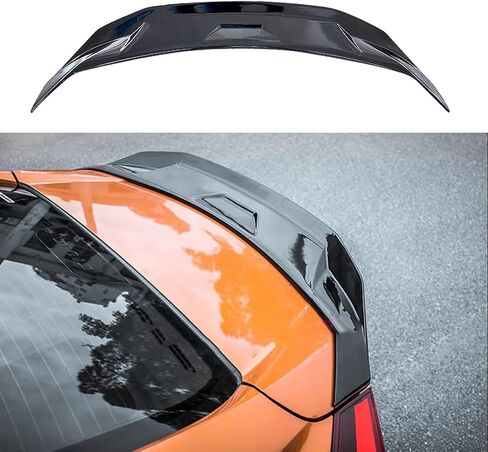 جناح المفسد الجذع الخلفي متوافق مع 2016-2021 Civic 10th Gen 4door سيدان - JDM Duckbill Highkick Lip الخارجي الذيل الشفة ، ABS Material Civic Expler in Kuwait