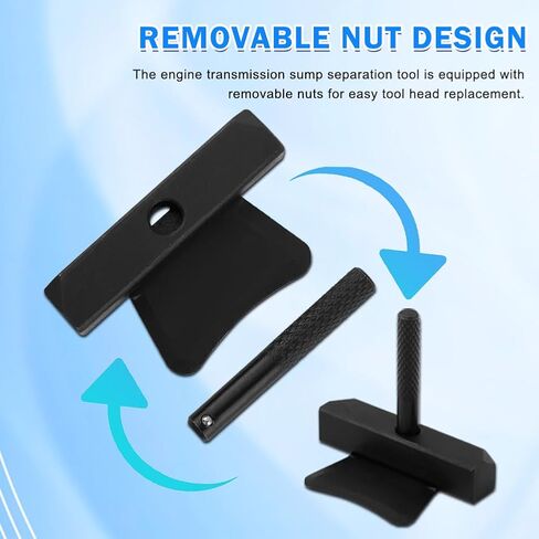 Kakalote Transmissions Oil Pan Separator Tool, Automotive Gasket Scraper for Most Vehicles(Black) in Saudi Arabia