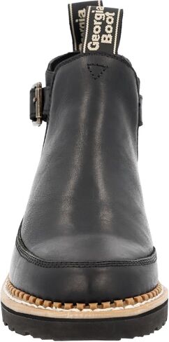 Georgia Boot Women's Black Buckle Chelsea Romeo in Saudi Arabia