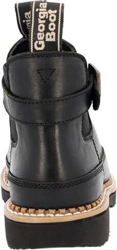 Georgia Boot Women's Black Buckle Chelsea Romeo in Saudi Arabia