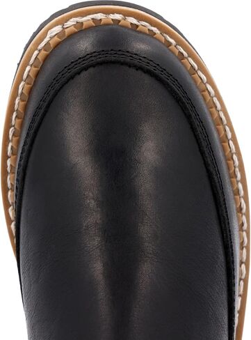 Georgia Boot Women's Black Buckle Chelsea Romeo in Saudi Arabia