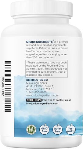 Magnesium Oxide 400mg, 500 Capsules | Elemental Form for Max Concentration | Supports Calm, Muscle & Nerve Health | Non-GMO in Saudi Arabia