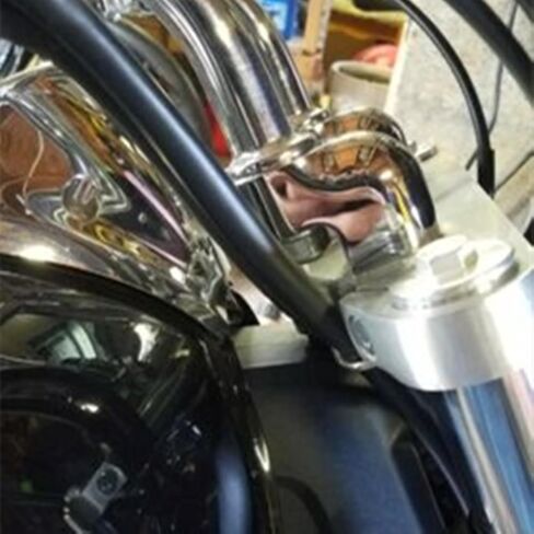 Motorcycle Handlebar Risers Clamps 597273 For Honda VTX1300C 2004-2009 Silver in Saudi Arabia
