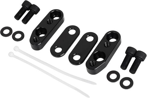 Aluminum Black Handlebar Clamps Risers Adapter For H-onda Goldwing GL1800 2001-2017 in Kuwait