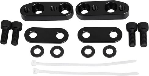 Aluminum Black Handlebar Clamps Risers Adapter For H-onda Goldwing GL1800 2001-2017 in Kuwait