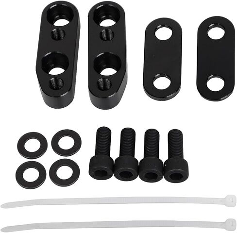 Aluminum Black Handlebar Clamps Risers Adapter For H-onda Goldwing GL1800 2001-2017 in Kuwait