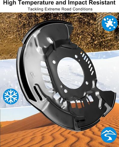 Brake Dust Cover Shield Set Fit for Toyota Sequoia 2008-2022 Tundra 2007-2021, Front Left & Right Brake Backing Plate Replace 47703-0C031 47704-0C031 in Saudi Arabia
