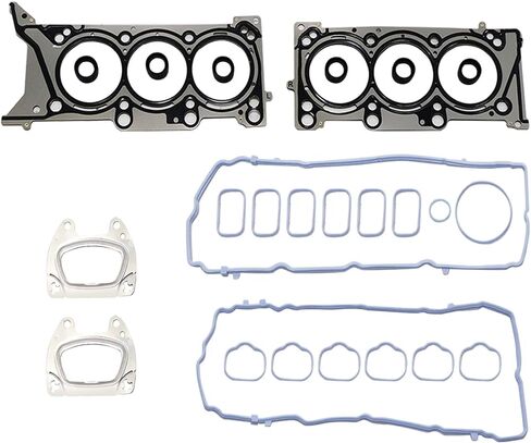 GXARTS HGS1184 محرك مجموعة أسطوانة رأس الأسطوانة مجموعة متوافقة مع Jeep Chrysler Grand Cherokee Dodge Ram Durango 3.6L 2017 2018 2018 2020 2021 2022 68297850AC in Saudi Arabia