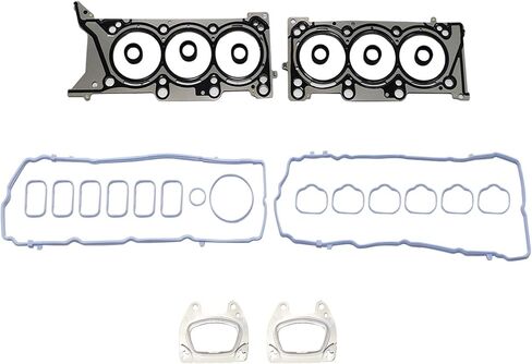 GXARTS HGS1184 محرك مجموعة أسطوانة رأس الأسطوانة مجموعة متوافقة مع Jeep Chrysler Grand Cherokee Dodge Ram Durango 3.6L 2017 2018 2018 2020 2021 2022 68297850AC in Saudi Arabia