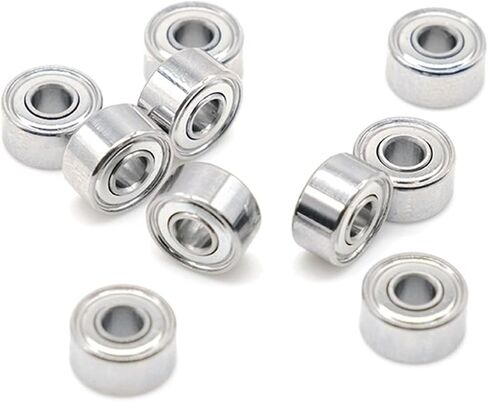 10pcs S693zz 3x8x4 mm محمل مقاوم للصدأ ABEC-7 440C محامل كرة الفولاذ المقاوم للصدأ S693ZZ S693 ZZ S693 Z 693ZZ in Saudi Arabia
