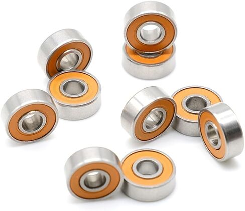 10PCS S694RSCB 4x11x4 mm Stainless Steel Hybrid Ceramic Bearing 694 ABEC-7 Without Grease Fast Turning in Saudi Arabia