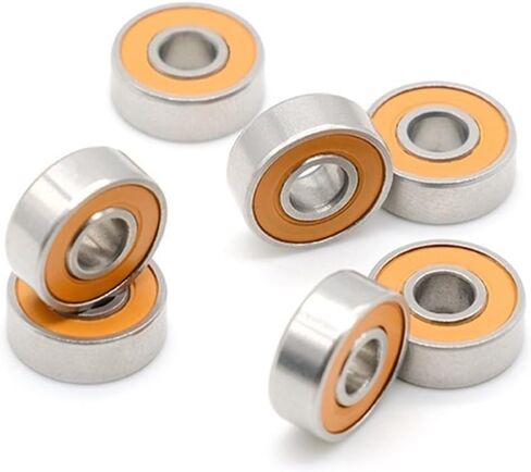 10PCS S694RSCB 4x11x4 mm Stainless Steel Hybrid Ceramic Bearing 694 ABEC-7 Without Grease Fast Turning in Saudi Arabia