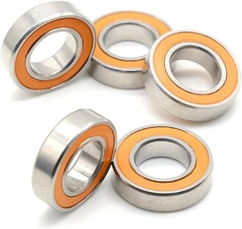 10PCS S6800RSCB 10x19x5 mm ABEC-7 Stainless Steel Hybrid Si3n4 Ceramic Bearing 6800RS 6800 2RS Without Grease Fast Turning in Saudi Arabia