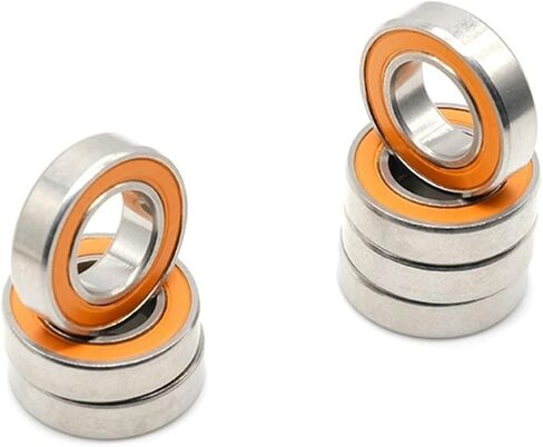 10PCS S6800RSCB 10x19x5 mm ABEC-7 Stainless Steel Hybrid Si3n4 Ceramic Bearing 6800RS 6800 2RS Without Grease Fast Turning in Saudi Arabia
