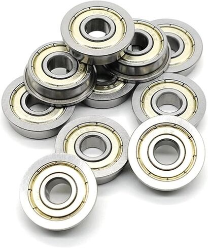 10PCS F607ZZ Flange Bearing 7x19x6 mm Flanged Ball Bearings ABEC-7 F607 Z ZZ in Saudi Arabia