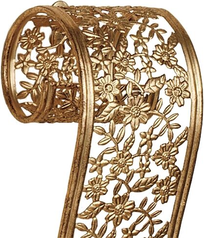 Touch of Class Classic Elegant Scrolling Diandre Metal Wall Sconce Pair - Finished in Antique Bronze - Candle Pair Decor - Set of Two - Floral Vine - 16 Inches High in Saudi Arabia