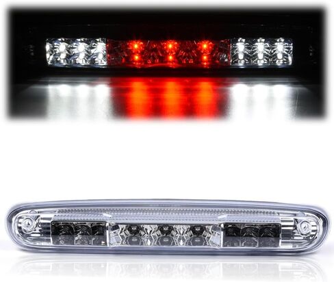 PIT66 LED 3rd Brake Light Compatible with Chevy Silverado 1500 2500 3500 2007-2013/Fit GMC Sierra 1500 2500 3500 2007-2013 Third Brake Stop Lamp Light Chrome Housing Clear Lens in Saudi Arabia