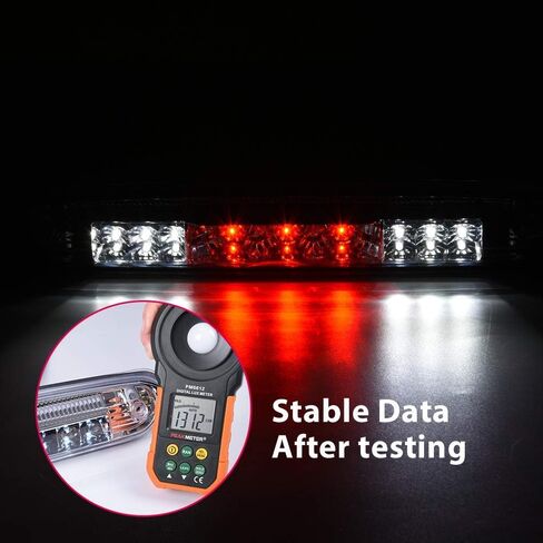 PIT66 LED 3rd Brake Light Compatible with Chevy Silverado 1500 2500 3500 2007-2013/Fit GMC Sierra 1500 2500 3500 2007-2013 Third Brake Stop Lamp Light Chrome Housing Clear Lens in Saudi Arabia