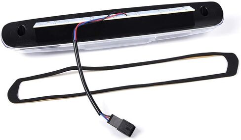 PIT66 LED 3rd Brake Light Compatible with Chevy Silverado 1500 2500 3500 2007-2013/Fit GMC Sierra 1500 2500 3500 2007-2013 Third Brake Stop Lamp Light Chrome Housing Clear Lens in Saudi Arabia