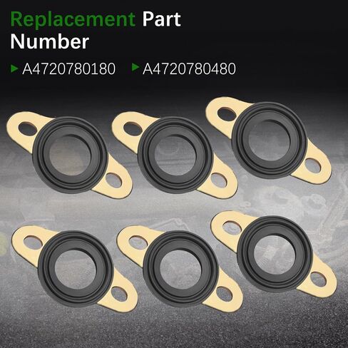 6pcs A4720780180 مجموعة أختام حاقن الوقود مناسبة لمحركات ديترويت ديزل DD15 استبدال A4720780480 in Saudi Arabia