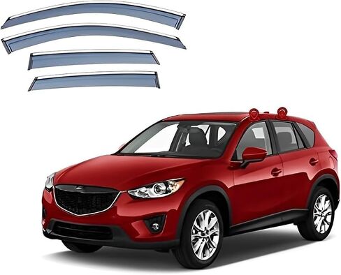 Car Wind deflectors Car Wind Deflectors for CX-5 2013 2014 2015 2016, Deflector Shield Side Window Sun Rain Guards Visor Stick-on Fitment in Saudi Arabia