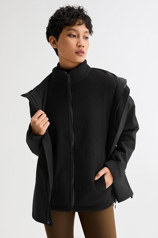 Orolay Women's Hooded Winter Ski Jacket 3 in 1 Waterproof Warm Coat Fleece Mountain Hiking Windbreaker in Saudi Arabia