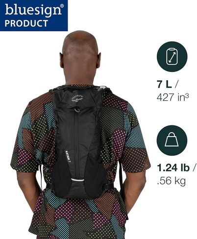Osprey Katari 3L Men's Biking Backpack with Hydraulics Reservoir, Black in Saudi Arabia