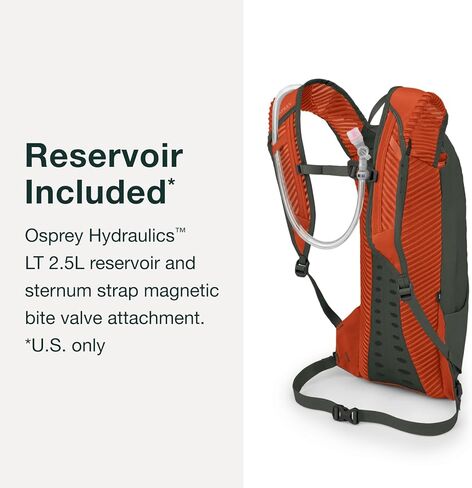 Osprey Katari 3L Men's Biking Backpack with Hydraulics Reservoir, Black in Saudi Arabia