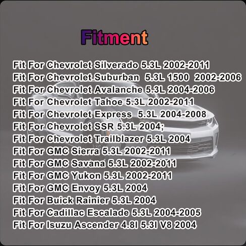 حشية رأس الأسطوانة الكاملة مجموعة مع براغي الرأس تناسب GMC Sierra 1500/1500 Limited Yukon/Yukon XL CHEVROLET SILVERADAD SUBSURDAD TAHOE 5.3L 2014-2021 HS26744PT HS54996 12657968 in Kuwait