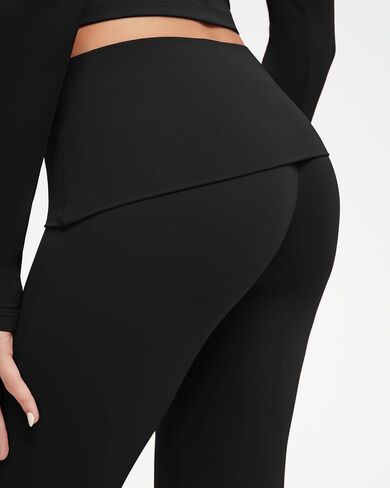 SUUKSESS Women 2 pieces Lounge Sets Long Sleeve V Neck Tops Fold Over Flare Leggings in Saudi Arabia