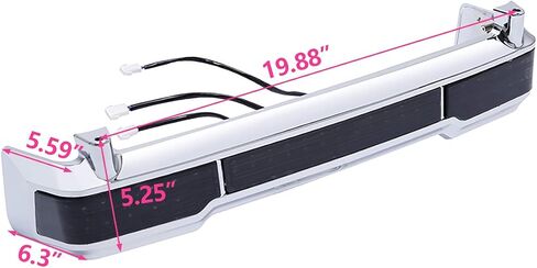 Green-L LED TRUNK 6 "لهجة ذيل ضوء وعلامة جانبية إشارات المناسبة ل Harley Touring Road King Electra Glide Glide 2006-2013 in Saudi Arabia