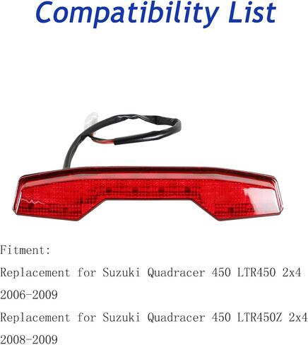 Taillight Brake Light Replacement for Suzuki LTR450 2006-2009 35710-45G00 in Saudi Arabia