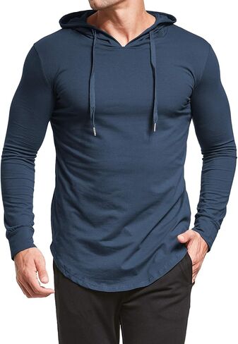 Aiyino Men's S-5X Long Sleeve Fashion Athletic Hoodies Sport Sweatshirt Hip Hop Pullover in Saudi Arabia
