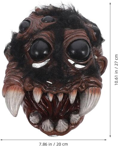 Realistic Scary Spider Mask for Halloween - 3D Latex Cosplay Costume Accessory for Adults, Halloween Party, Haunted House, Horror Theme Events in Saudi Arabia