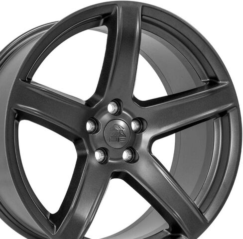 OE عجلات DG22 20 بوصة حافة تناسب الشاحن/تشالنجر SRT HELLCAT النمط 5x115 20x9.5 الساتان Gunmetal - Hollander 2640 (1) in Kuwait
