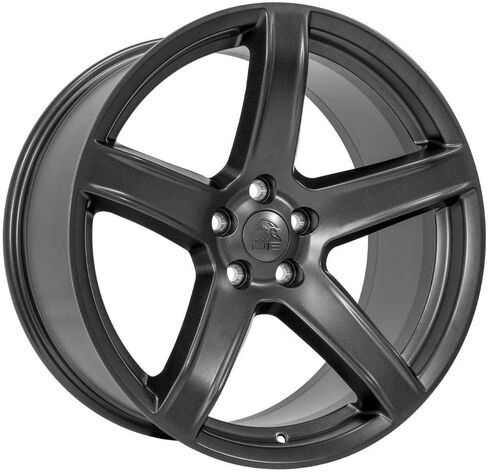 OE عجلات DG22 20 بوصة حافة تناسب الشاحن/تشالنجر SRT HELLCAT النمط 5x115 20x9.5 الساتان Gunmetal - Hollander 2640 (1) in Kuwait