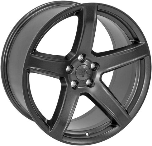 OE عجلات DG22 20 بوصة حافة تناسب الشاحن/تشالنجر SRT HELLCAT النمط 5x115 20x9.5 الساتان Gunmetal - Hollander 2640 (1) in Kuwait
