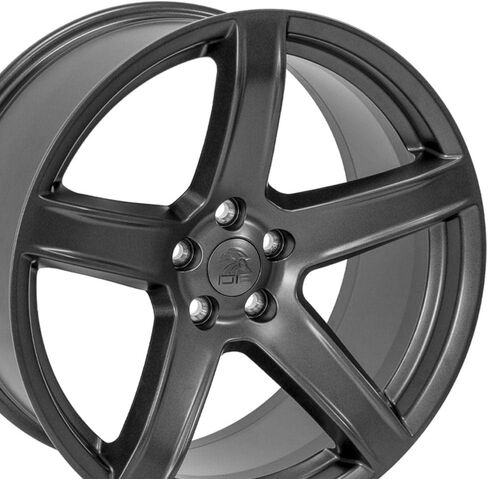 OE عجلات DG22 20 بوصة حافة تناسب الشاحن/تشالنجر SRT HELLCAT النمط 5x115 20x9.5 الساتان Gunmetal - Hollander 2640 (1) in Kuwait