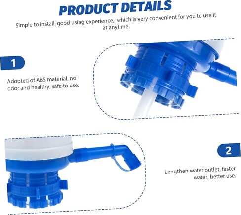Manual Water Pump for Water Buckets Hand Press Drinking Fountain Dispenser Durable Material Easy Installation for Office and Dorm Use in Saudi Arabia
