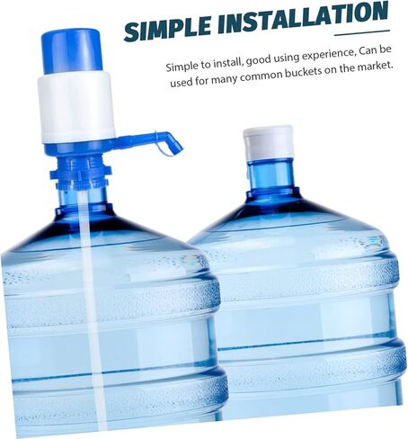 Manual Water Pump for Water Buckets Hand Press Drinking Fountain Dispenser Durable Material Easy Installation for Office and Dorm Use in Saudi Arabia