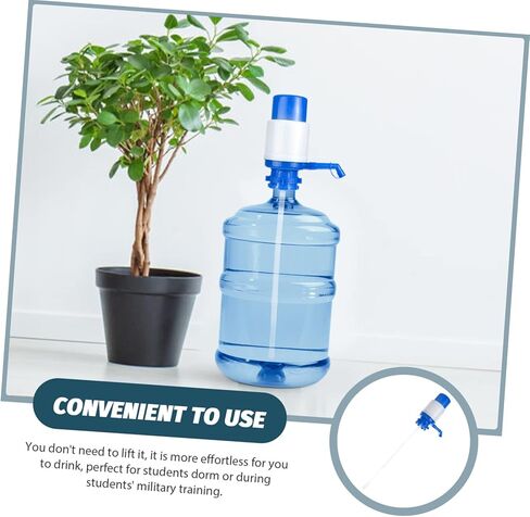 Manual Water Pump for Water Buckets Hand Press Drinking Fountain Dispenser Durable Material Easy Installation for Office and Dorm Use in Saudi Arabia