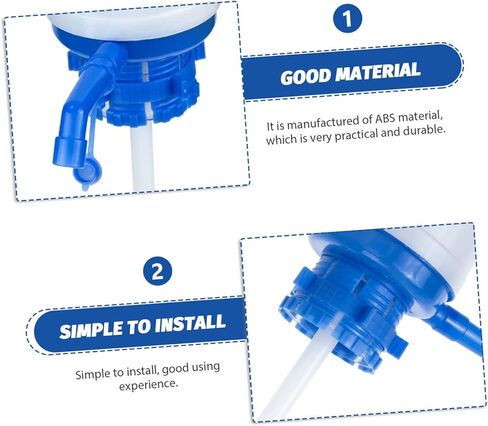 Manual Water Pump for Water Buckets Hand Press Drinking Fountain Dispenser Durable Material Easy Installation for Office and Dorm Use in Saudi Arabia