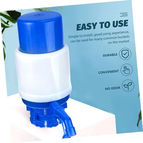 Manual Water Pump for Water Buckets Hand Press Drinking Fountain Dispenser Durable Material Easy Installation for Office and Dorm Use in Saudi Arabia