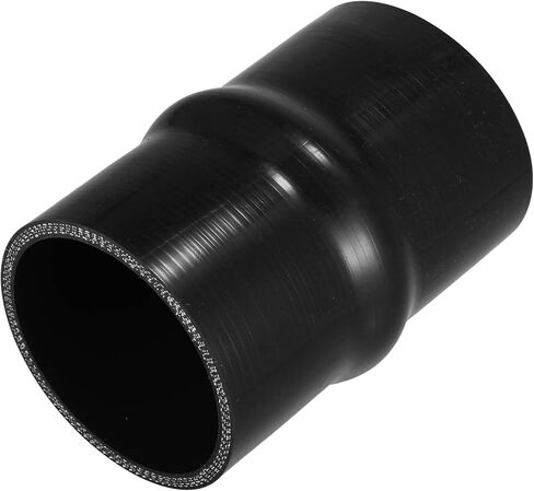 X AUTOHAUX 1 Pcs 80mm/3.15" 127mm/5.00" Length Black Car Silicone Hose Hump Hose Coolant Hose Universal in Saudi Arabia