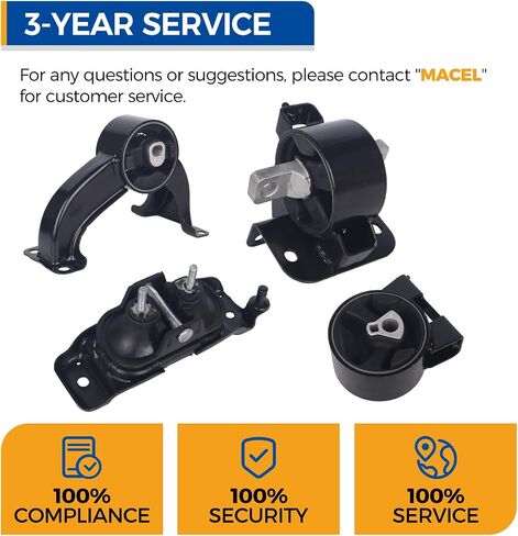 PAROD 4PCS Engine Motor Mount Fit for 2008-2010 Chrysler Town & Country, 2008-2010 Dodge Grand Caravan, 2009-2010 VW Routan 4.0L V6 Replace# A5654 A5525 A5480 A5493 in Saudi Arabia