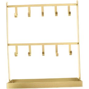 Earring Jewelry Rack Iron Jewelry Hanger Organizer Stand Hooks for Earrings Necklaces Bracelets in Saudi Arabia