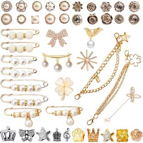 Shoes Charms for Sneakers Socks Hat Dress, Pearl Bow Stylish Shoe Decoration for Women, Brooch Pins Buttons for Clothes, Key Chain Clip Accessories Butterfly Crown in Saudi Arabia