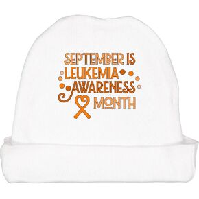 inktastic September is Leukemia Awareness Month Baby Beanie Hat in Kuwait