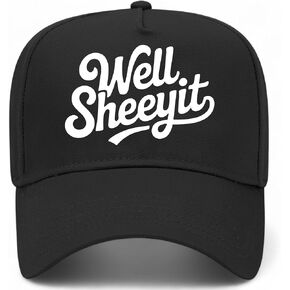 Well Sheeyit Vintage Trucker Hat | Funny Premium Adjustable Snapback Baseball Hat for Men & Women in Saudi Arabia